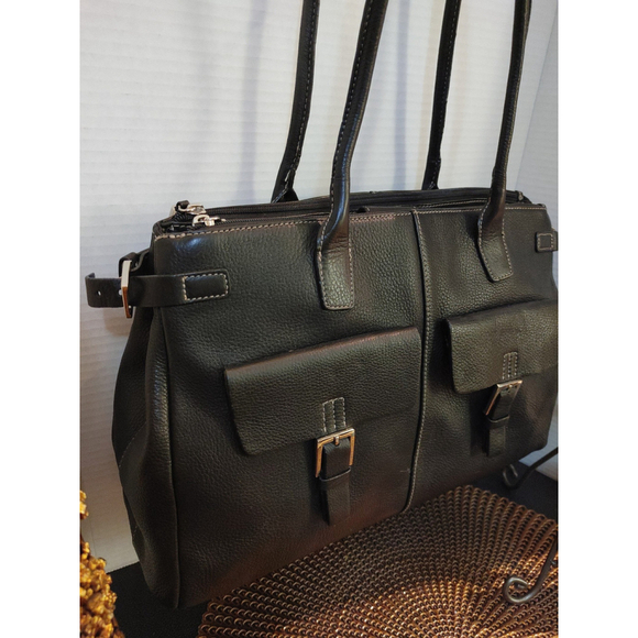 Etienne Aigner Leather Tote - Picture 3 of 7